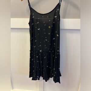 Wild Fable XS spaghetti strap butterfly sundress w criss cross tie back